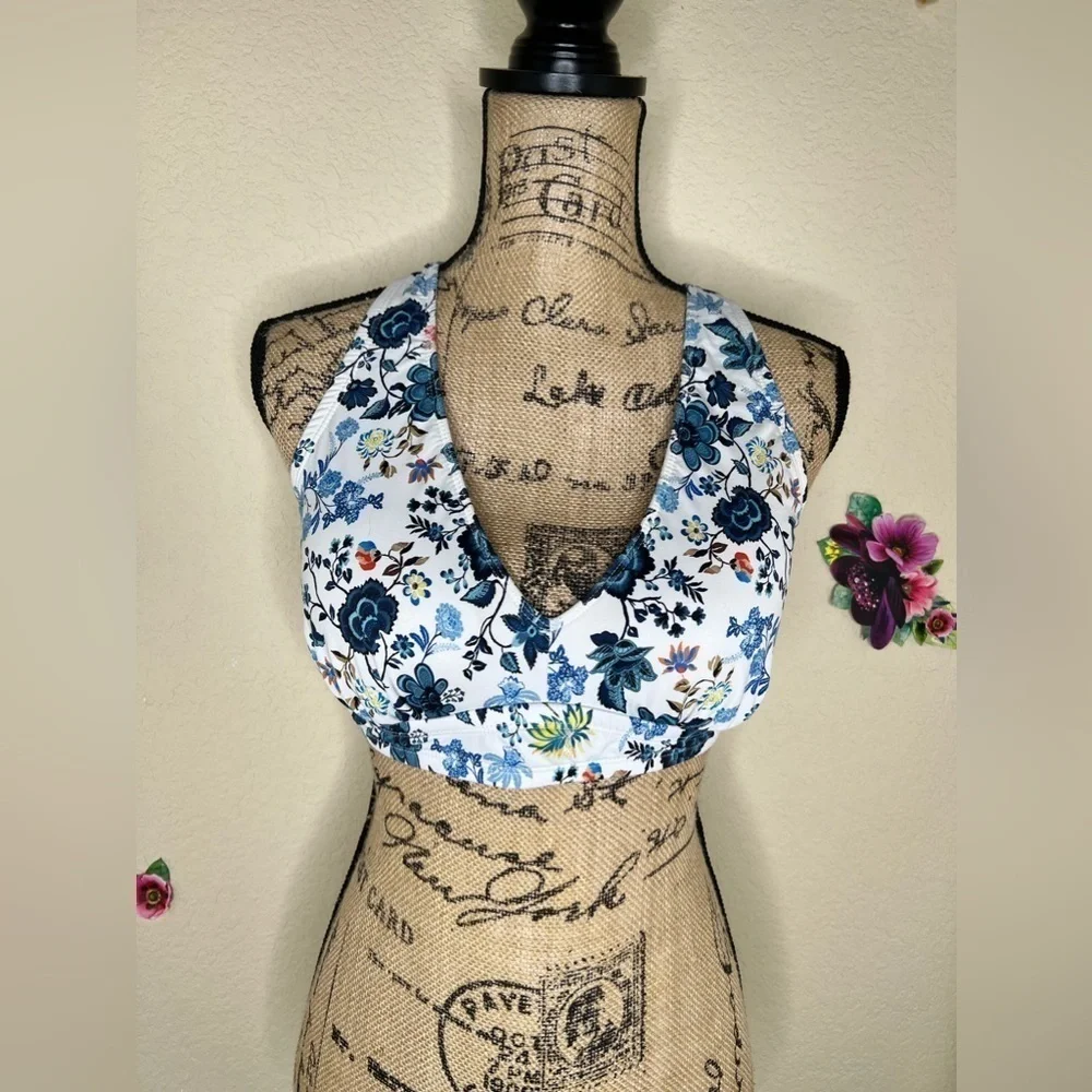 Cremieux Folkrique Floral Bikini Top